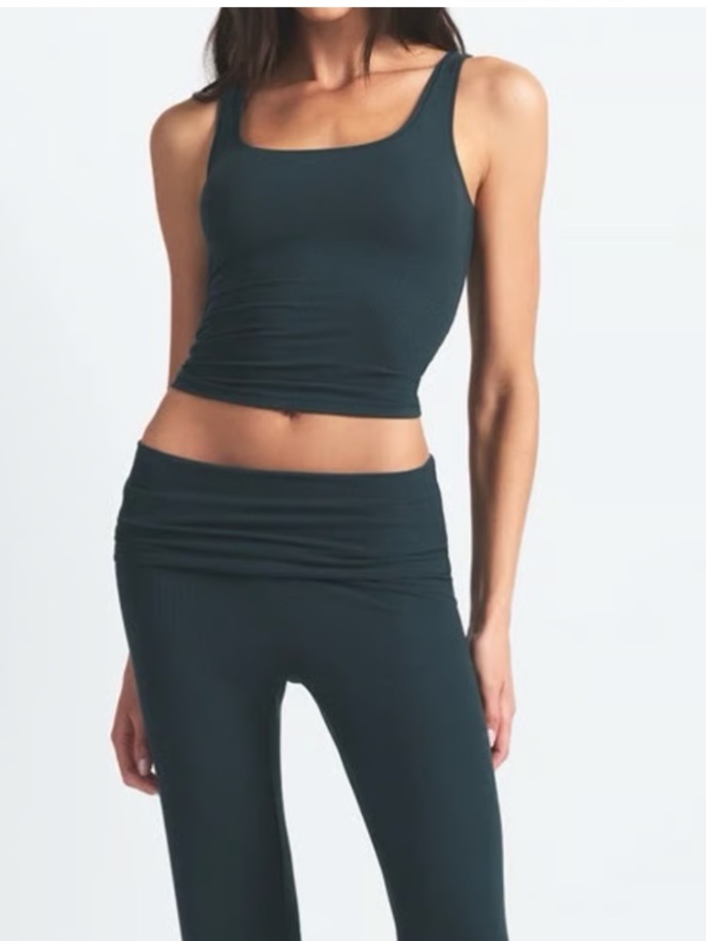 NWT Skims Soft Lounge Tank Top new cypress green